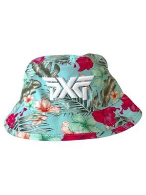 PXG Aloha Hawaiian Floral Bucket Hat Size Small